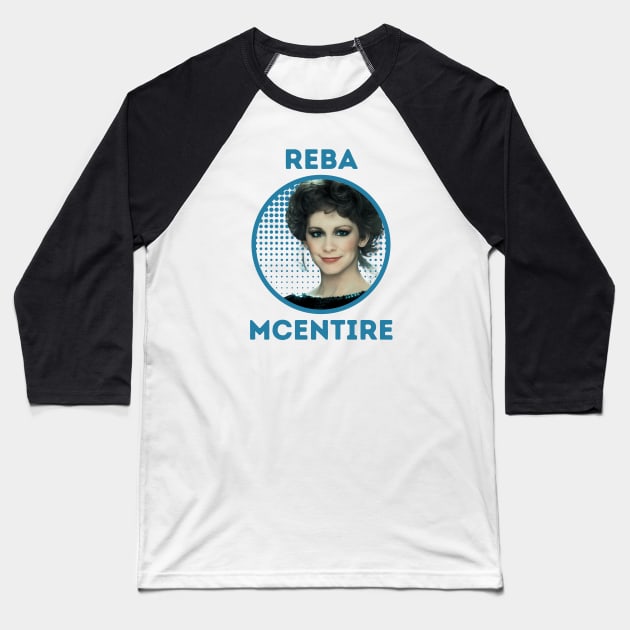 reba || blue Baseball T-Shirt by claudia awes